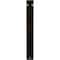 Ekena Millwork Edwards Wrought Iron Bracket, (Single center brace), Antiqued Brass 1 1/2"W x 7 1/2"D x 10"H BKTM01X07X10SEDABS - alternate 3